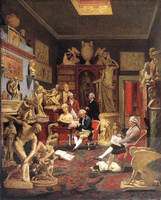 ZOFFANY  Johann Charles Towneley in his Sculpture Gallery China oil painting art